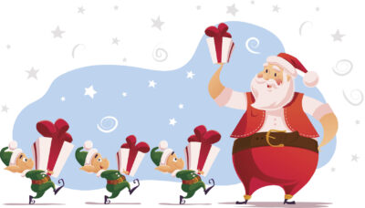 At Santa’s Workshop