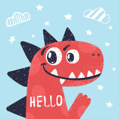 Cute dinosaurs