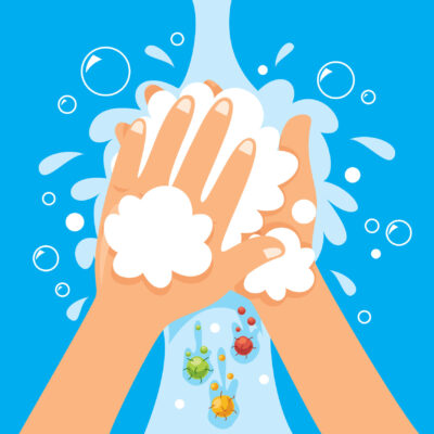 Don’t spread germs. Wash your hands!
