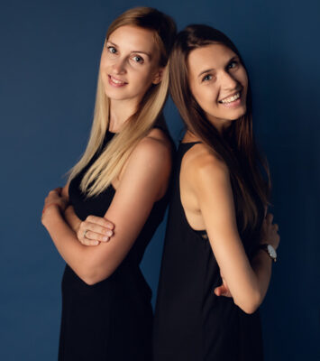 Marta Gryckiewicz i Monika Gazdulska