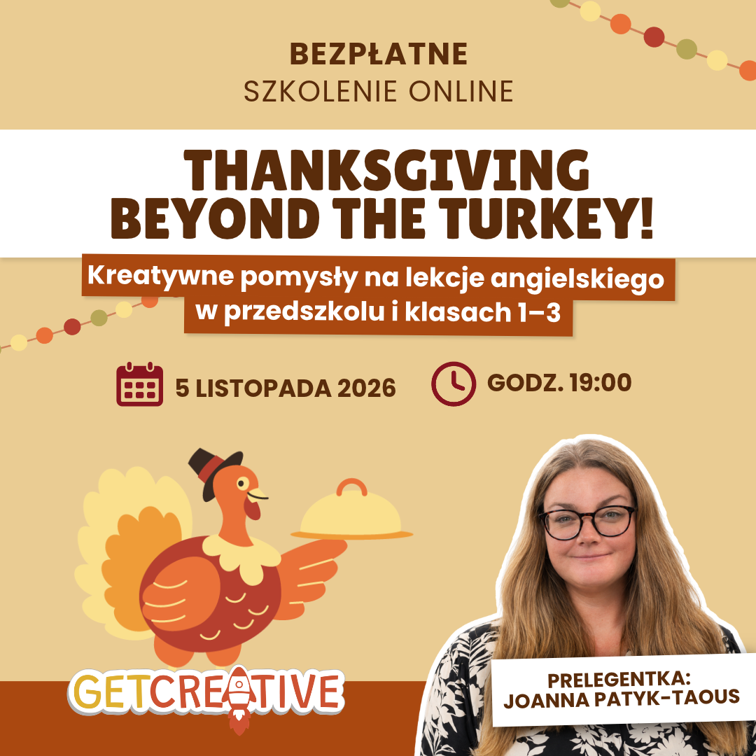 Bezpłatne szkolenie online: Thanksgiving Beyond the Turkey! 5 listopada 2026, godz. 19:00